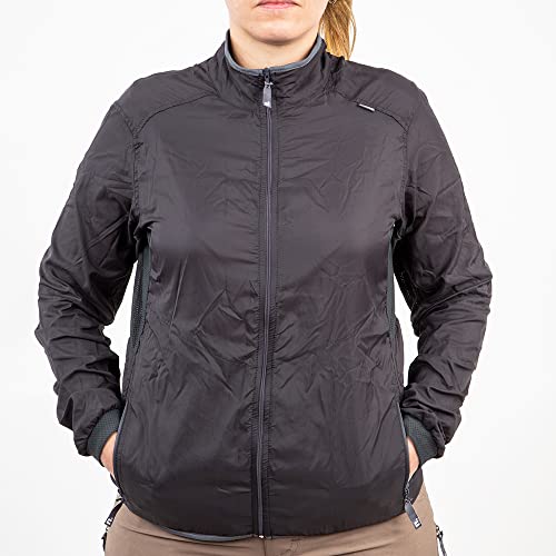 Jaqueta Corta-Vento Fluid CURTLO - Feminino, tam. M, cor chumbo