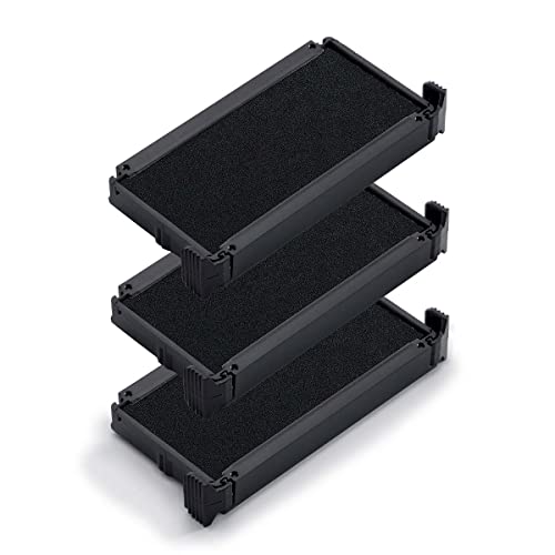 Trodat - Lote de tintas para recambio del sello 6/4912 (3 unidades), color negro