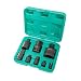Produktbild Kraft-Adapter Set 8tlg Vierkant 1/4" 3/8" 1/2" & 1 Zoll aus Q-40 Stahl mit Kraft-Vergrößerungsadapter WIESEMANN 1893 I Kraft-Adapter Aufsatz für Innen & Außen im Werkzeugkoffer I 80010