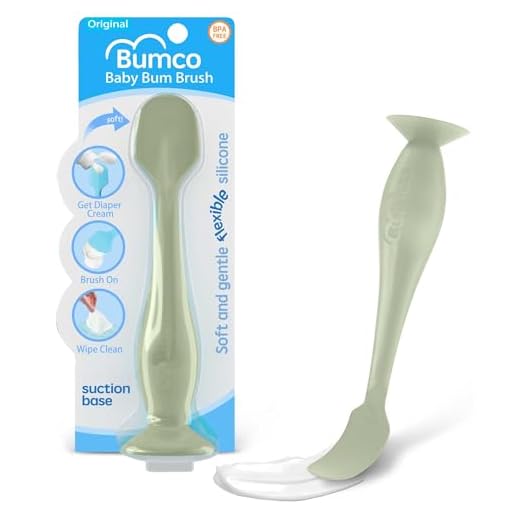 Bumco Diaper Cream Spatula - BPA-Free Diaper Bag Essentials, Soft Butt Spatula Baby, Mom-Invented Butt Paste Spatula, Bumco Diaper Cream Spatula, Flexible Diaper Cream Applicator, Baby Bum Brush
