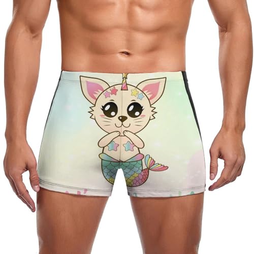 Swimming trunks chat sirène confortable pour la piscine et le surf