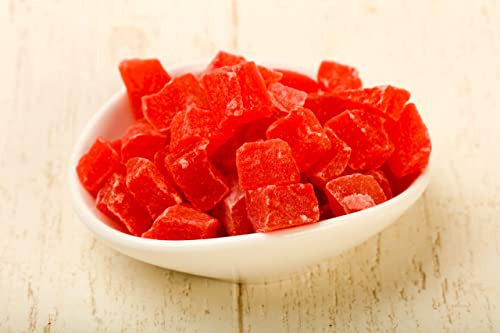 Dried Papaya Chunks (5 Lbs.) - Diced Dried Papayas Best for Snacking & Baking - Paw Paw Tree - Lightly Sugar Coated, Low Sodium, Dairy Free, Low Cholesterol, Low Fat & High Fiber Fruits - Farm Fresh Nuts Brand