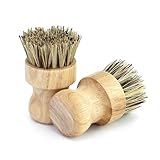 Lista de paquetes: obtienes dos cepillos de madera, eliminan eficazmente los hongos y evitan la producción de contaminantes. Es una opción ideal para el uso diario de la cocina.