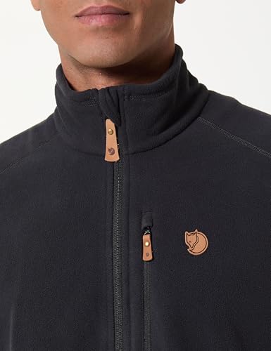 Fjällräven Herren Övik Lite Fleece Weste, Black, XXL
