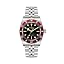 Black Dial/ Red Bezel