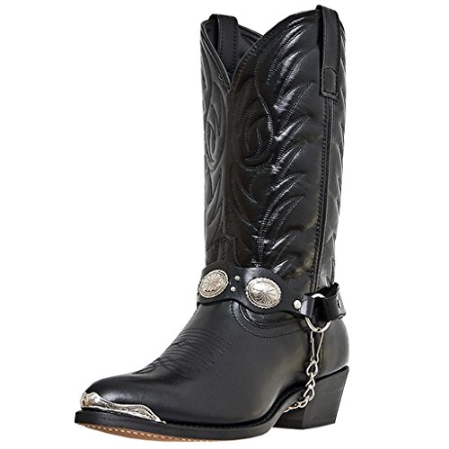 Laredo Men's Tallahassee Western Boot,Black,12 D Us #TOP21