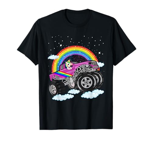 Unicorn Monster Truck Lover T-Shirt