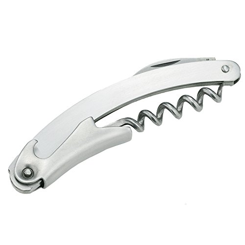 Takakuwa Metal Warp-type Sommelier Knife, Silver, Size: Approx. W11 400058