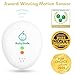 BabySmile E-202 Baby Movement & Sleep Monitor | Motion Sensor with Safety Alerts, Arousal Vibration & Portable Clip-On Design | Smart Baby Sleep Support (White)