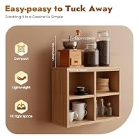 Manuelle Kaffeemühle, Vintage Kaffeemühle Manuell ​aus Holz Einstellbare Rauheit Kaffeebohnen Mühle Kaffeebohnen Mühle, Geeignet für Zuhause, Büro, Reise,kaffeemühle – Ansicht 6
