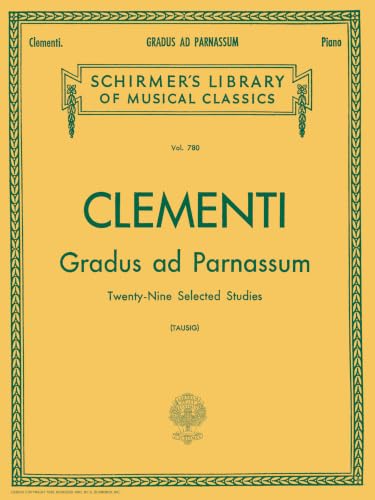 Gradus Ad Parnassum: Schirmer Library of Classics Volume 780 Piano Solo