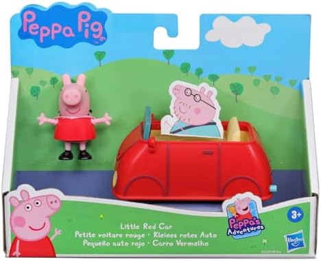Peppa Pig Peppa'nın Maceraları Küçük Araçlar Küçük Kırmızı Araba Figürlü 3+ yaş için uygun - Görsel 3