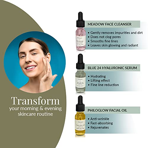 Philorganic-Sustainable-Facial-Care-Kit-Organic-Trio-Set-Cleanser-Hyaluronic-Serum-Oil-Self-Care-Spa-Moment-Gift-Small-Batch-USA-Made