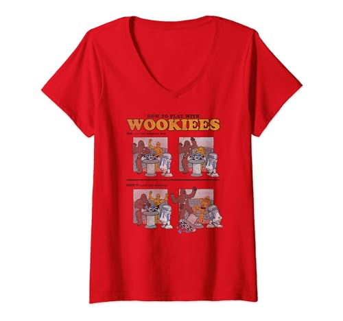 T-shirt Star Wars femme col V respirant pour éviter la chaleur lors des salons de fans