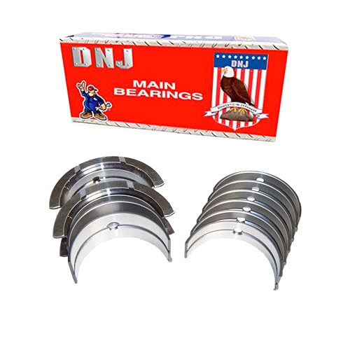 DNJ MB1140 Main Bearings Set Standard for 1976-2003 Chrysler, Dodge, Jeep, Plymouth Aspen, B100, B1500 5.9L V8 16V OHV 360cid