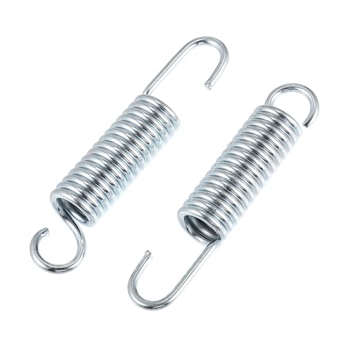 QUARKZMAN 2 Piezas Resorte Universal de Soporte Lateral Para Motocicleta De 80mm De Longitud de Metal