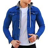 【Occasions polyvalentes】Parfait pour les fêtes, les activités de plein air, les vêtements de rue décontractés, les sessions, les événements hip-hop, les rendez-vous ou pour se détendre, cette veste en jean vieilli vous garde élégante et confortable en tout temps.