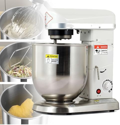 Multifunctional Electric Dough Mixer with Stainless Steel Bowl - Perfect for Baking, Cooking, and Food Preparation, High Power Performance, Easy to Use