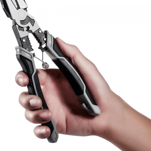 Alicate eletricista multifuncional 8 polegadas cortador de fio ferramenta profissional alicate