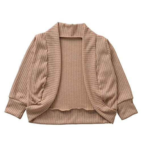 Toddler Cardigan Toddler Kids Baby Girls Knitted Sweater Long Sleeve Cardigan Open Front Coats Fall Winter Jacket