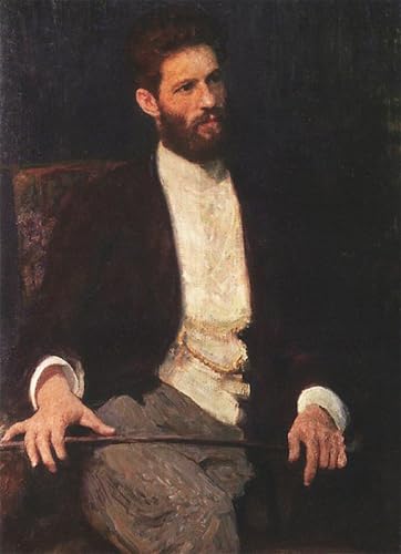 Pintura al óleo clásica de Il'ya Repin en un cuadro de 60x90cm para dar sofisticación a tu hogar