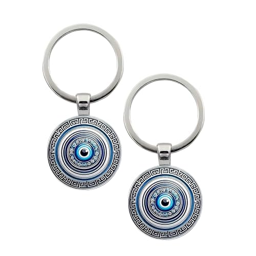 Image of Storite Evil Eye Keychain - Protective & Stylish Keyring for Men & Women - Ideal Gift for Friends & Family