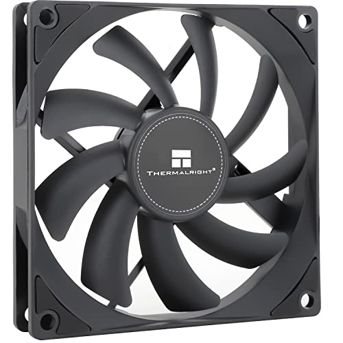 Thermalright TL-9015B Ventilateur fin blanc 92 mm, contrôle PWM 2700 tr/min, ventilateur de protection d'équilibre