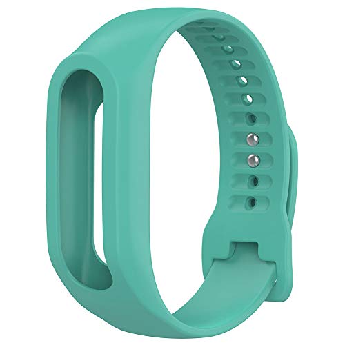 DNelo Pulsera del Reloj Impermeable Reemplazo de la Correa de Muñeca Banda de Tom Tom Smart Touch - Teal