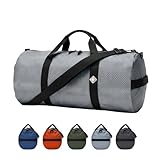 NorthStarSports Diamond Ripstop Large Duffle Bags, Ultra Tough & Tear Resistant, Reinforced Stitching, Weatherproof, Packable Foldable Duffle Bag for Traveling (12