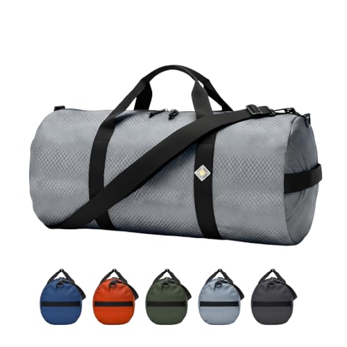 NorthStarSports Diamond Ripstop Large Duffle Bags, Ultra Tough & Tear Resistant, Reinforced Stitching, Weatherproof, Packable Foldable Duffle Bag for Traveling (12