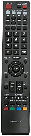Replacement Remote For Sharp AQUOS TV - GA935WJSA Compatible With Multiple Models