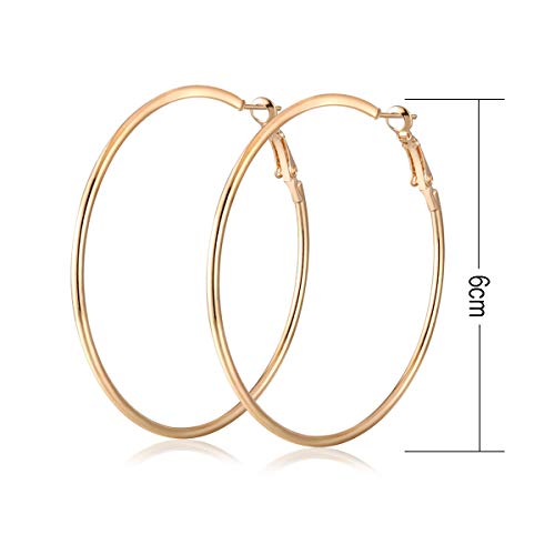 Starain 12 Pairs Gold Hoop Earrings for Women Long Layered Leaf Earrings Vintage Statement Dangle Drop Earrings Set4