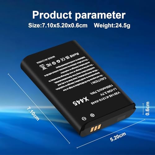 YISHDA Akku für Siemens Gigaset SL78H SL780 SL785 SL788 SL400 SL400A SL400H, Ersatzakku für Telekom A806 X656 V30145-K1310K-X444 V30145-K1310-X445, (1000mAh, 1 Stück)