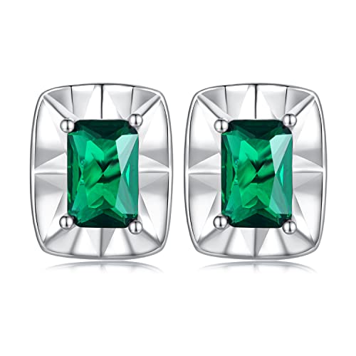Boucles d'oreilles carrées brillantes pour femmes idée cadeau idéal