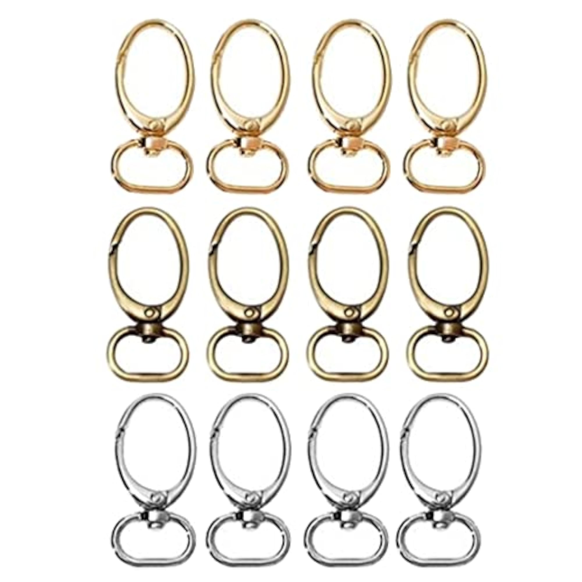 Swivel Trigger Clips Hook Lobster Claw Clasps for Purse Bag Strap