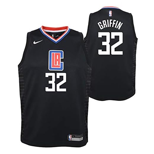Outerstuff Blake Griffin Los Angeles Clippers NBA Nike Youth Black Statement Swingman Jersey