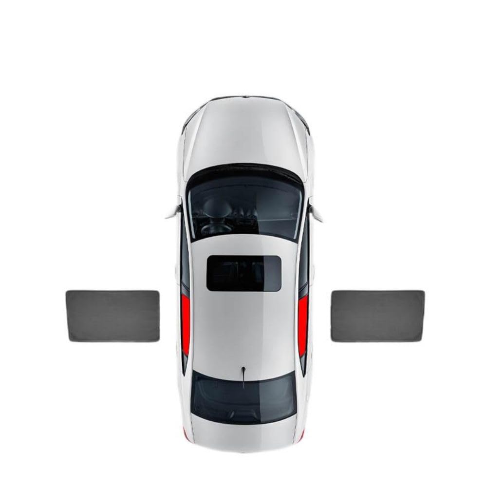 Parasol Ventana Lateral Coche para Kia CARENS Before-2012, Delantero Trasero Solar Visera Privacidad Protección Accesorios,2pcs Rear Window