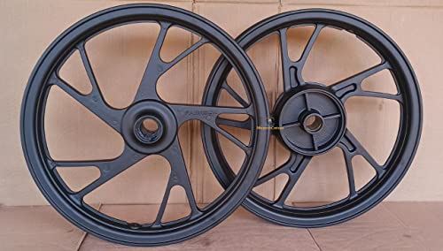 Par de Rodas de Liga Leve Dianteira Disco Cg 150/160 Titan/Fan/Start – Fabreck 5 Palitos Pé de Galin