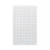 Golf Club & Golf Ball, White Reflective Dot Stickers, 3M Weatherproof Decals for Enhanced High Speed Camera Detection and Simulators, 1/4 Inch Size, Pack of 546