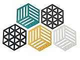 ✅ MODERNE OPTIK – Das minimalistisch zeitlose Design kombiniert mit der Hexagon-Form ist ein richtiger Hingucker für jeden Anlass