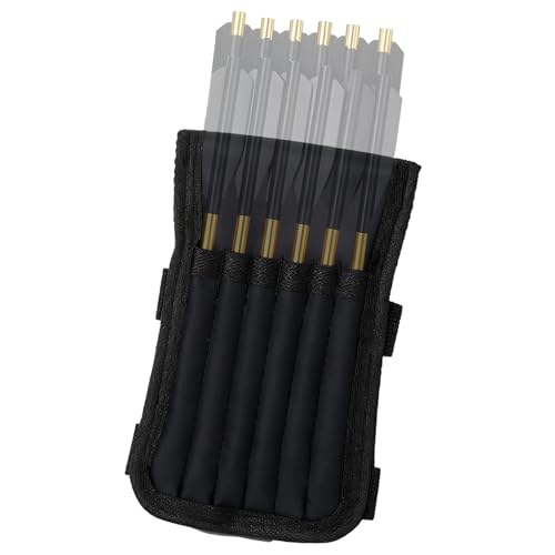 KURUGEILI Mini Crossbow Bolt Quiver Double-Sided Arm Guard Arrows Holder Can Hold 12pcs Mini Crossbow Arrows