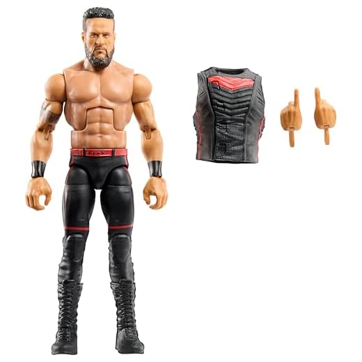Mattel WWE Elite Action Figure & Accessories, Series #118, 6-inch Collectible Tama Tonga with 25 Articulation Points & Swappable Hands