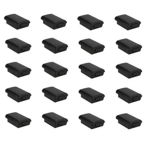 SODIAL(R) 20x Battery Pack Cover Shell Case Kit for Xbox 360 Wireless Controller Black New SODIAL(R) 20x Battery Pack Cover Shell Case Kit for Xbox 360 Wireless Controller Black New