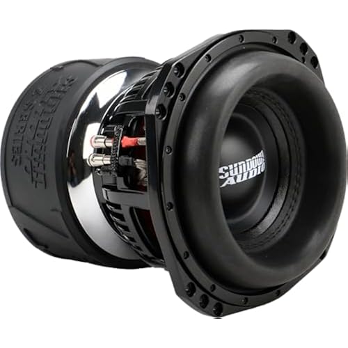 Sundown Audio Z8 V.2 8" Subwoofer – Dual 1 Ohm, 2000W RMS/4000W Peak, 3" VC, 30mm Xmax, Triple Stack Magnet, Mega-Roll v.2 Surround, Compact Deep Bass SPL Sub