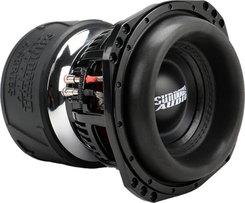 Sundown Audio Z8 V.2 8' Subwoofer – Dual 1 Ohm, 2000W RMS/4000W Peak, 3' VC, 30mm Xmax, Triple Stack Magnet, Mega-Roll v.2 Surround, Compact Deep Bass SPL Sub