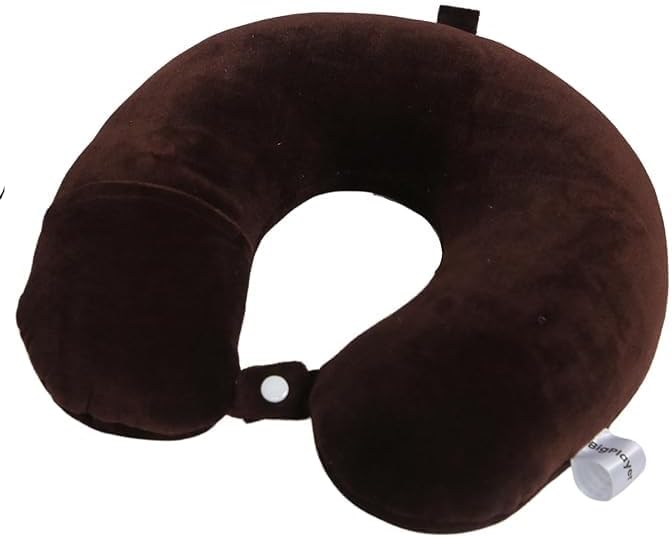 BreedloveMemory Foam Travel Comfort Pillow, Neck Pillow for Pain Relief, Car Neck Rest, Travel Accessories, Neck Support Air Pillow for Car Neck Rest for Car Neck Pillow for Sleeping