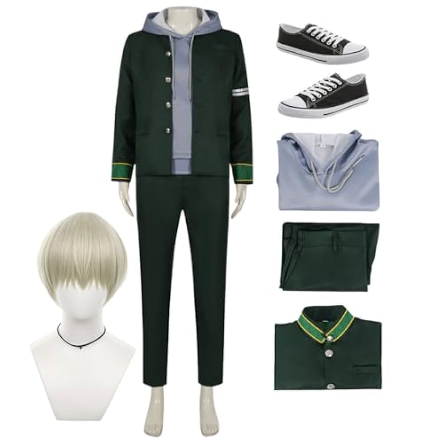 Amazon.co.jp: [HAOJEE]ウィンドブレーカー梶蓮コスプレ衣装 ウイッグ