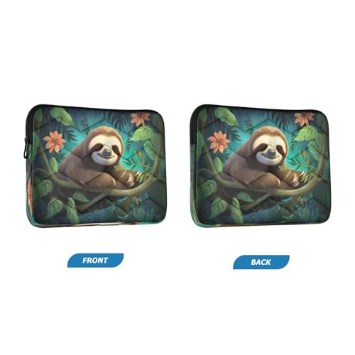 Funda para Laptop 13-14 Pulgadas Impermeable con Estampado de Perezoso miniatura 2