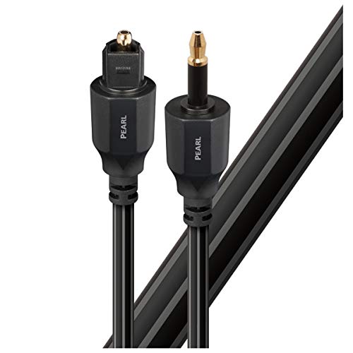 AudioQuest Pearl Toslink Fiber Optic Full Size to 3.5mm Digital Audio Cable