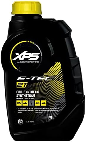 Ski-Doo OEM XPS 2-Stroke Synthetic Oil Quart for E-Tec Snowmobiles, 779126